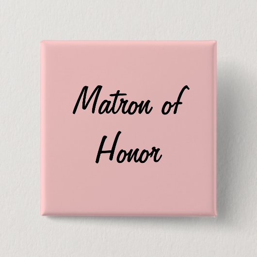 Directeur van eer pin vierkante button 5,1 cm (Voorkant)