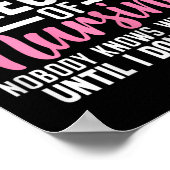 Directeur van Nursing Funny Adon Rn Nurse Med Poster (Hoek)