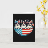 Directeur vuurwerk op 4 juli Onafhankelijkheid Kaart (Gele Bloem)