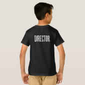 Directeur zwart T.Shirt T-shirt (Achterkant volledig)