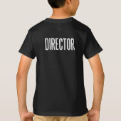 Directeur zwart T.Shirt T-shirt (Achterkant)