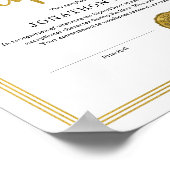 Directeursprijs Certificaat Poster (Hoek)