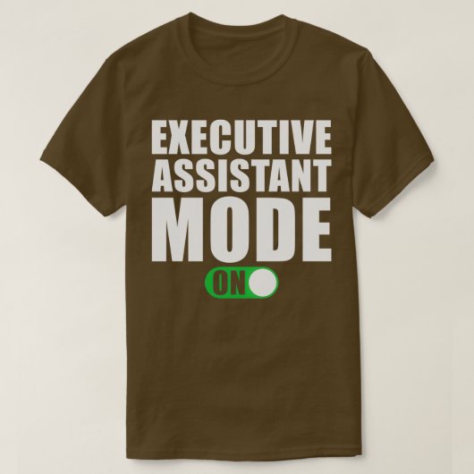 Directie Hulp-modus ingeschakeld T-shirt (Design voorkant)