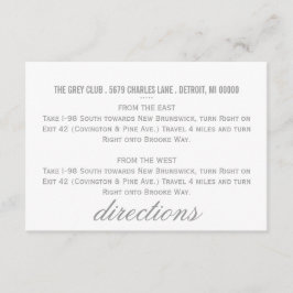 Directiekaart | Chevron Informatiekaartje