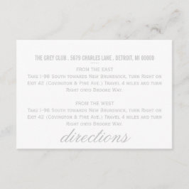 Directiekaart | Chevron Informatiekaartje