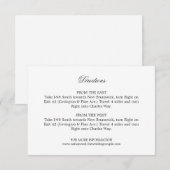 Directiekaart - DE BESTE Suite Informatiekaartje (Voorkant / Achterkant)