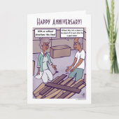 Direction Cartoon Jubileum Card Kaart (Voorkant)