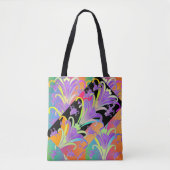 directionele lelies tote bag (Voorkant)