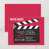 Director Board Movie Night Birthday Party Kaart (Voorkant / Achterkant)