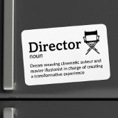 Director Definition - Set Life 4" x 6" Flex Magneet