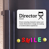 Director Definition - Set Life 4" x 6" Flex Magneet