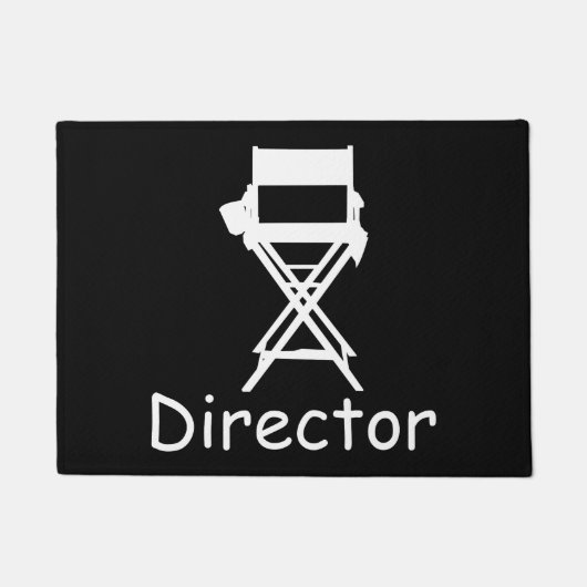 Director director's chair Film Crew gift Filmmaker Deurmat (Voorkant)
