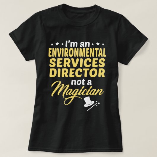 Director Environmental Services T-shirt (Design voorkant)