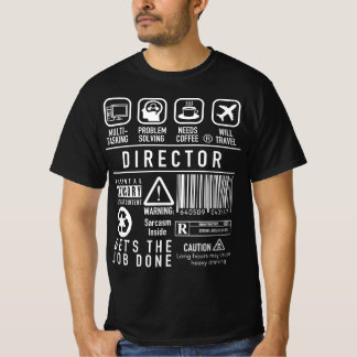 Director Gift voor Film Maker, CEO Bedrijfs Manage T-shirt