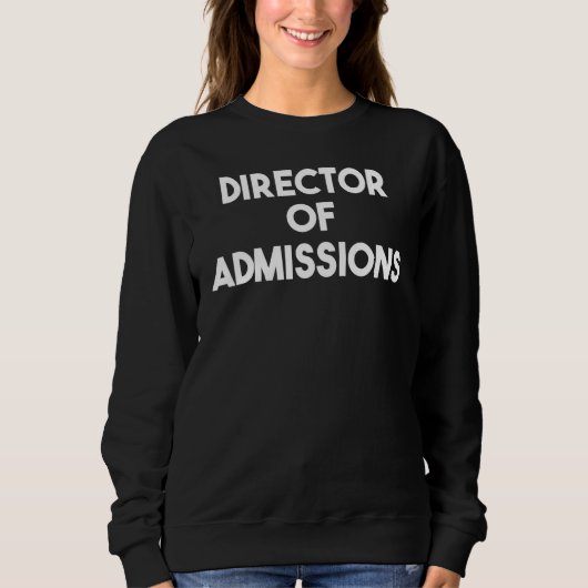 Director Of Admissions Trui (Voorkant)