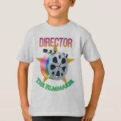 Director - The Filmmaker Boy's T-Shirt (Voorkant)