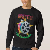 Director - The Filmmaker Men's Dark Sweatshirt  (Voorkant)