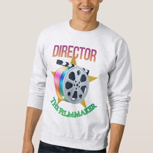 Director - The Filmmaker Men's Sweatshirt (Voorkant)