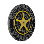 Directoraat-generaal politie, afdeling wetshandhav dartbord (Voorkant Links)