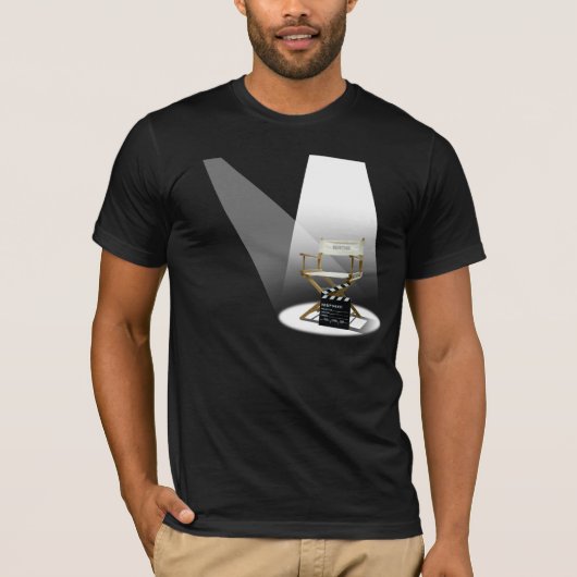 Directors Chair tshirt customizable (Voorkant)