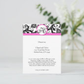 DirectRection-kaarten - 5 x 7 sizeInivitaties nodi Informatiekaartje (Staand voorkant)