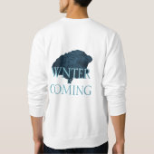 Direwolf Winter Komt Sweatshirt - Cool Graphi (Achterkant)