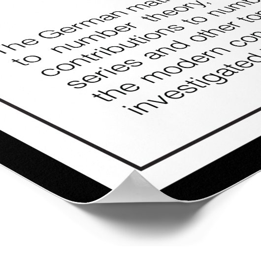 Dirichlet Poster (Hoek)