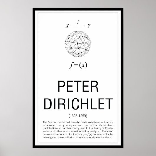 Dirichlet Poster (Voorkant)