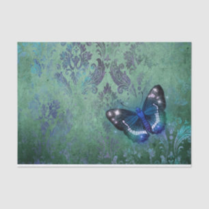  diridescent Damask Butterfly Tissuepapier