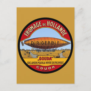 Dirigeable Holland Cheese Briefkaart