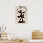 Dirigent Chimpansee Poster (Keuken)