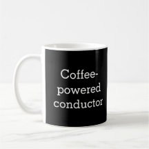 Dirigent met koffie als brandstof Muzikant