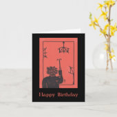 Dirigent Muzikanten Verjaardag Kaart (Gele Bloem)