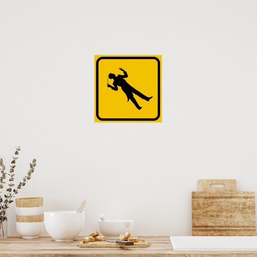 Dirigent Oversteken Poster (Keuken)