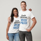 Dirigent Toonhoogte Politie Koorleider T-shirt (Unisex)