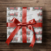 Dirigent van de Crazy Train Cadeaupapier