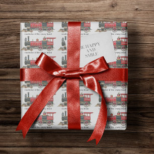 Dirigent van de Crazy Train Cadeaupapier