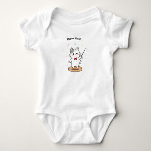 Dirigent van het Cute Cat Orkest Romper