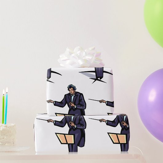 Dirigent van het symfonieorkest Klassieke muziek Cadeaupapier