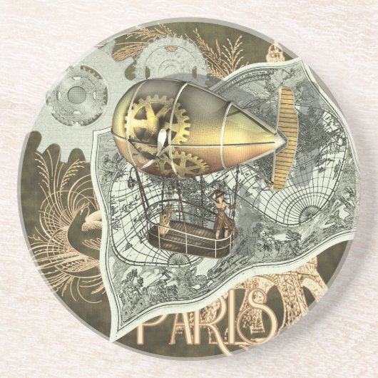 Dirigibel Onderzetter van de Ronde van de Lucht (Voorkant)