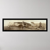 Dirigibele Shenandoah Disaster Photo 1925 Poster (Voorkant)