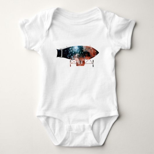 Dirigibele Zeppelin Silhouette Romper (Voorkant)