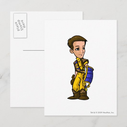 Dirigibles Losse Desert Personeelsspeler Briefkaart (Voorkant / Achterkant)