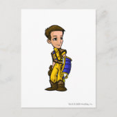 Dirigibles Losse Desert Personeelsspeler Briefkaart (Voorkant)