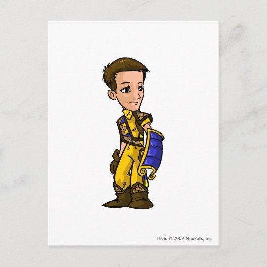 Dirigibles Losse Desert Personeelsspeler Briefkaart (Voorkant)