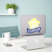 Dirigo Decal Sticker (Laptop op bureau)