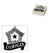 Dirigo en Noord-Star Rubber Stamp Rubberstempel (Gestempeld)