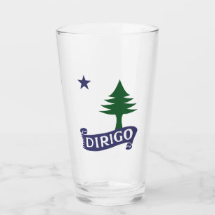 Dirigo / Maine Flag 1901 Glas