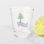 Dirigo / Maine Flag 1901 Shot Glas (Achterkant)