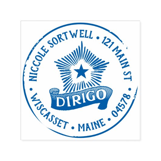 Dirigo Zelfinkt Adres Stempel (Design)